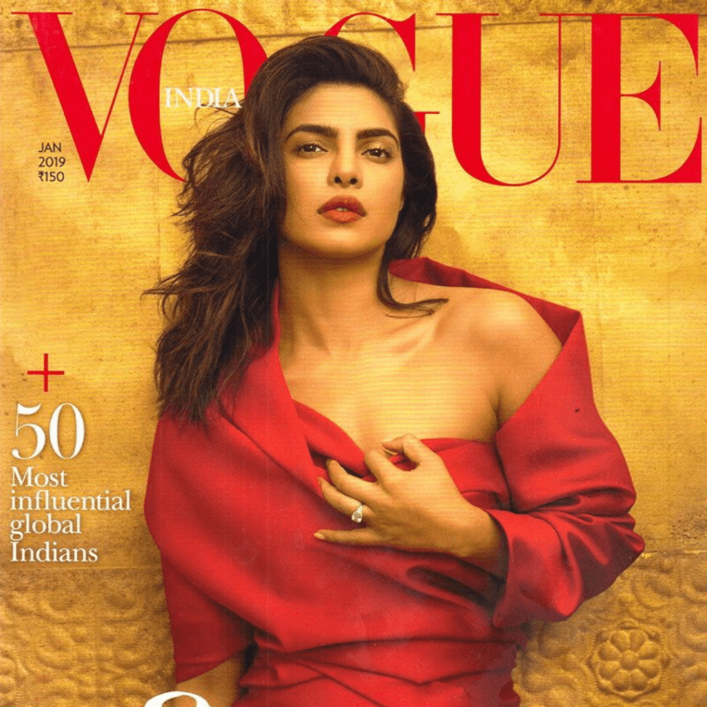 Vogue Magazine Cover Featuring Priyanka Chopra