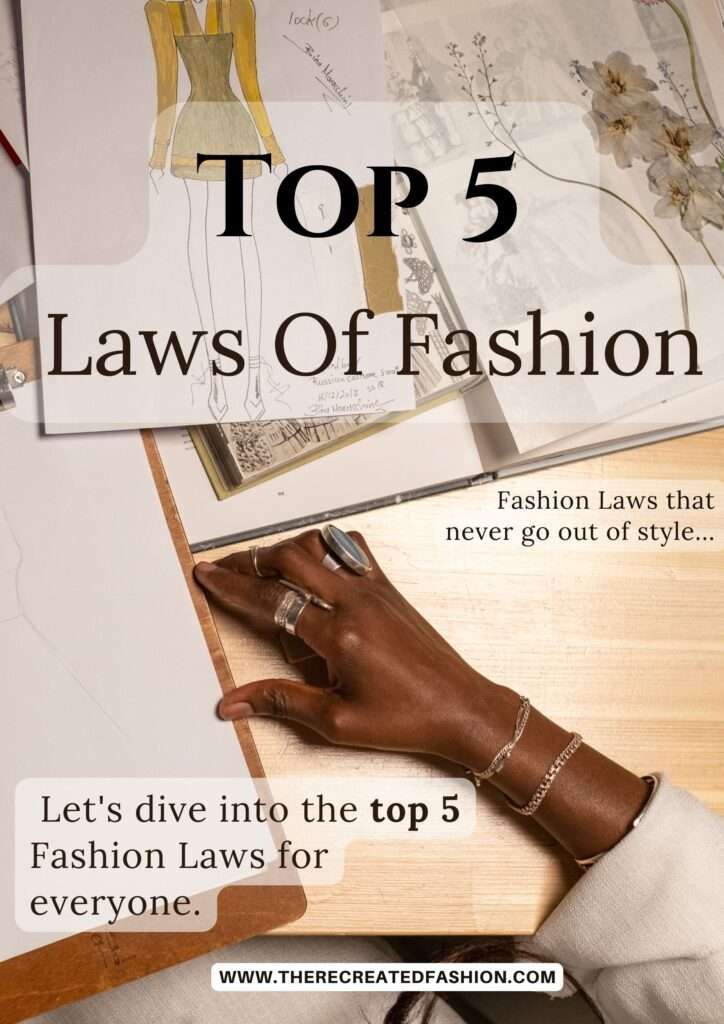 TRF - The Recreated Fashion | Blog 7 - top 5 fashion laws